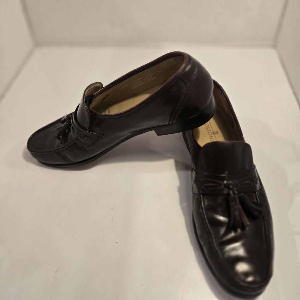 Bostonian‎ Florentine Mens Size 10N Tassel Loafer Dress Shoes Burgundy